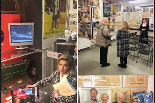 Cornelia Mayer Zitherspielerin in Wien - Treffen mit Anne Sophie Mutter