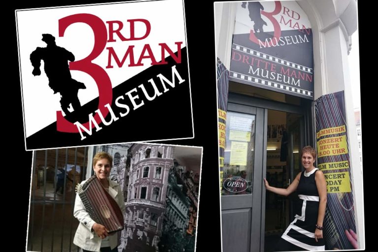 Cornelia Mayer Zitherspielerin in Wien - "3. Mann"-Konzert im 3rd Man Museum