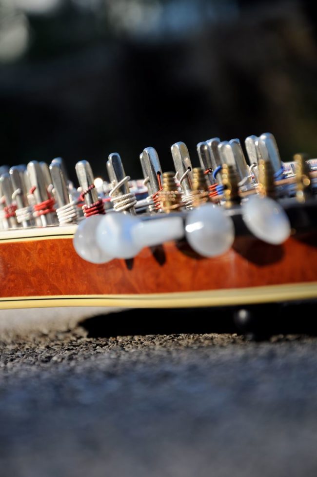 Cornelia Mayer Zitherspielerin in Wien - Zither Nahaufnahme